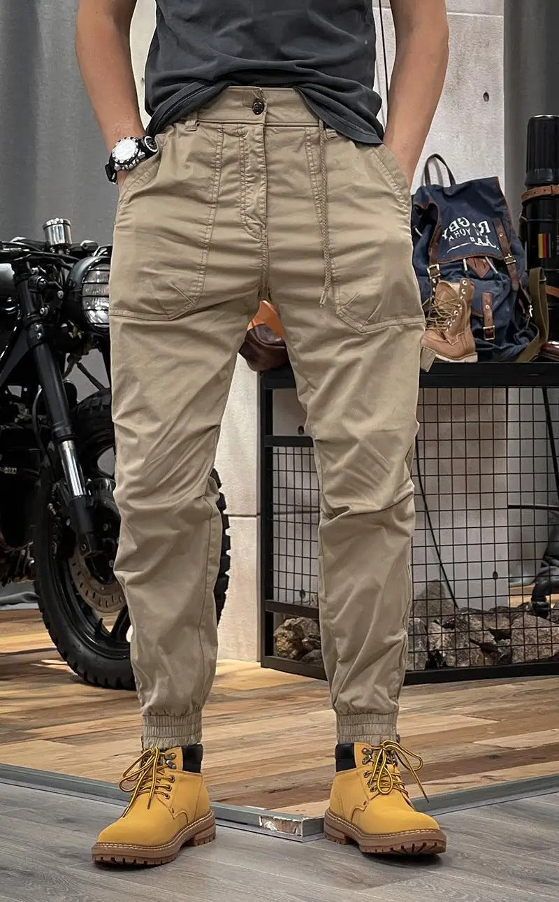 Thomas Pantalones Cargo para Hombre – Pantalones Elásticos con Spandex, Corte Moderno y Bolsillos Prácticos