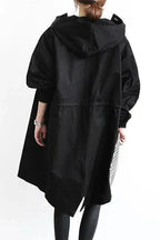 Rebecca Impermeabile Donna – Impermeabile Urbano con Cappuccio Oversize e Tessuto Traspirante