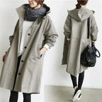 Rebecca Impermeabile Donna – Impermeabile Urbano con Cappuccio Oversize e Tessuto Traspirante