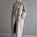 Gabrielle Manteau Long Femme en Laine – Manteau Élégant avec Coupe Classique et Chaleur Hivernale