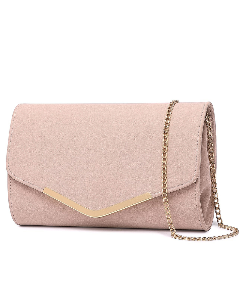 Lorelei Pochette Donna – Borsa da Sera Glitterata a Busta con Tracolla Rimovibile Elegante