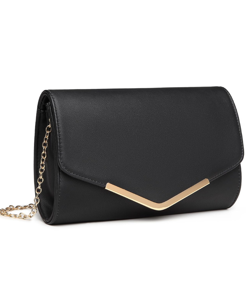 Lorelei Pochette Donna – Borsa da Sera Glitterata a Busta con Tracolla Rimovibile Elegante