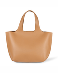 Aubrey Women's Sac Cabas – Large Tote in Faux Leather or Raffia with Magnetic Closure