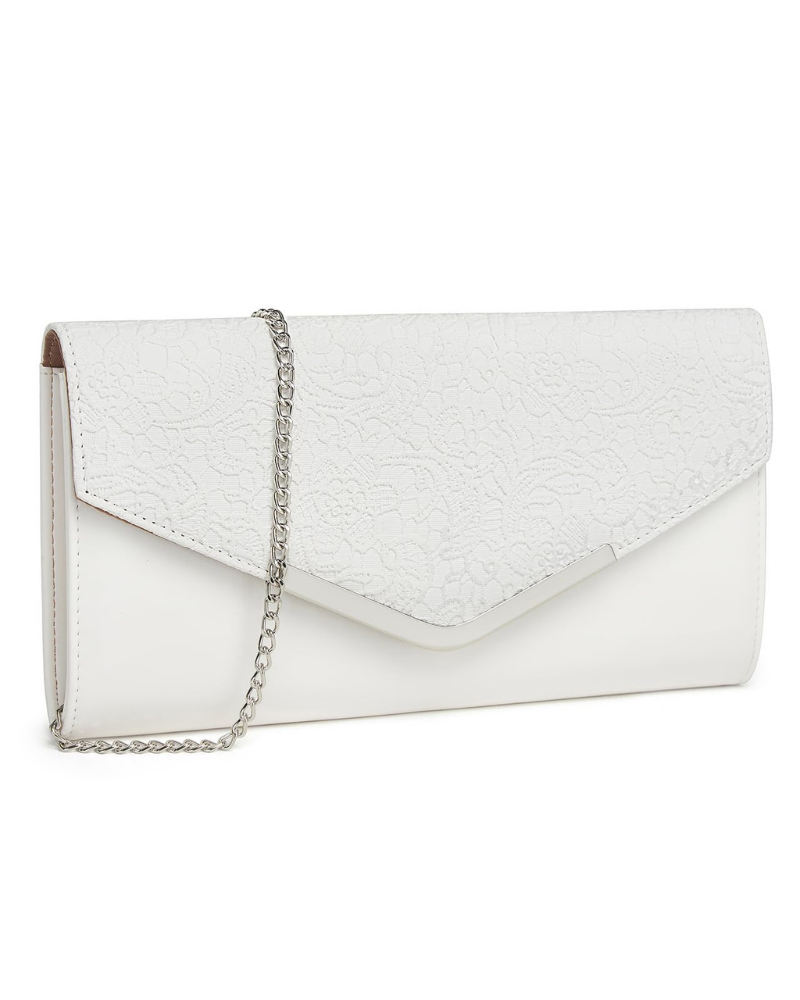 Lorelei Pochette Donna – Borsa da Sera Glitterata a Busta con Tracolla Rimovibile Elegante