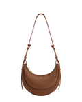 Greer Borsa a Tracolla Donna – Borsa in Pelle Vegana con Tracolla Regolabile e Finiture Dorate