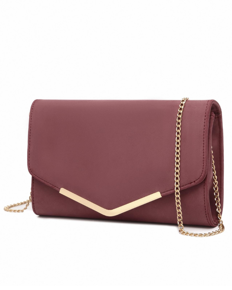Lorelei Pochette Donna – Borsa da Sera Glitterata a Busta con Tracolla Rimovibile Elegante