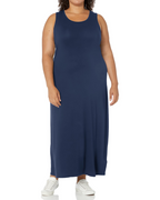Bexley Robe Longue Femme – Robe Maxi Débardeur Col Rond Sans Manches Coupe Ajustée
