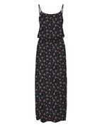 Vestido Largo Brynn Mujer – Vestido Maxi Estampado Sin Mangas con Cuello Redondo y Cinturón para Atar