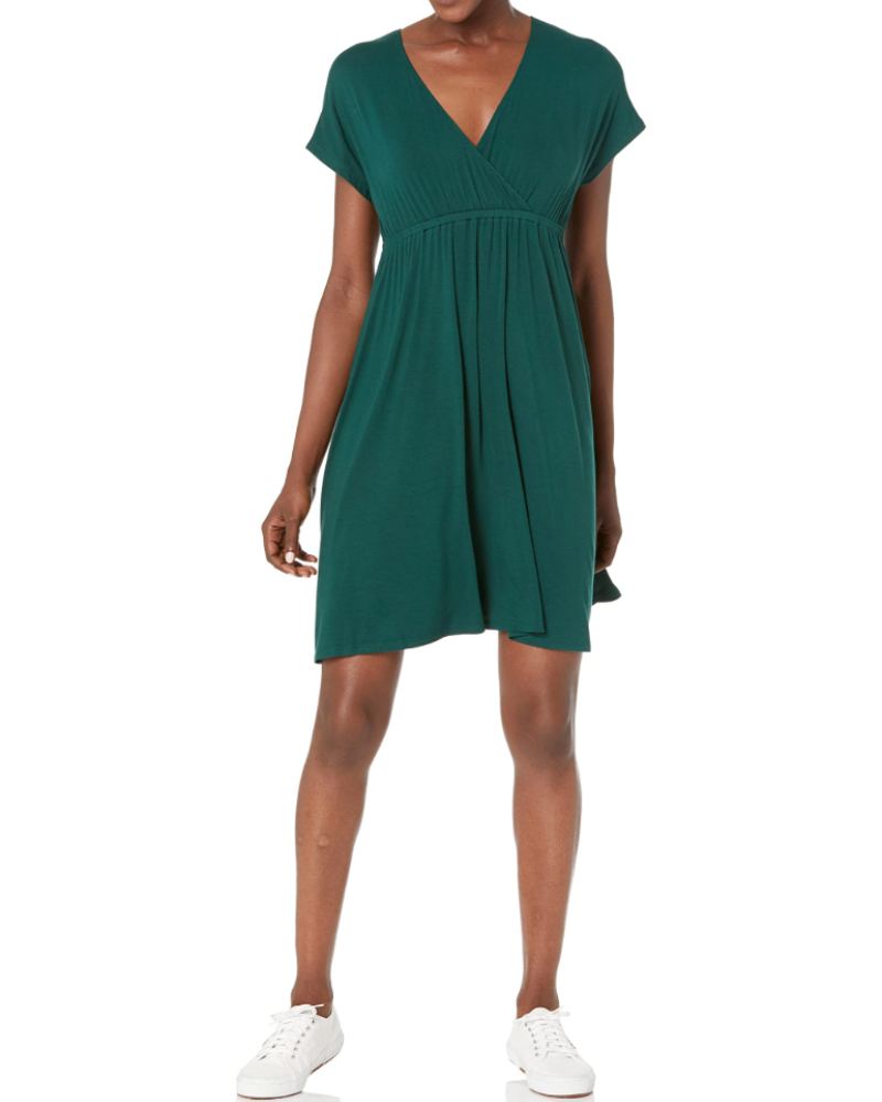 Merritt Long Dress Women’s – Maxi Flowing Viscose Dress Round Neck Comfortable Fit  