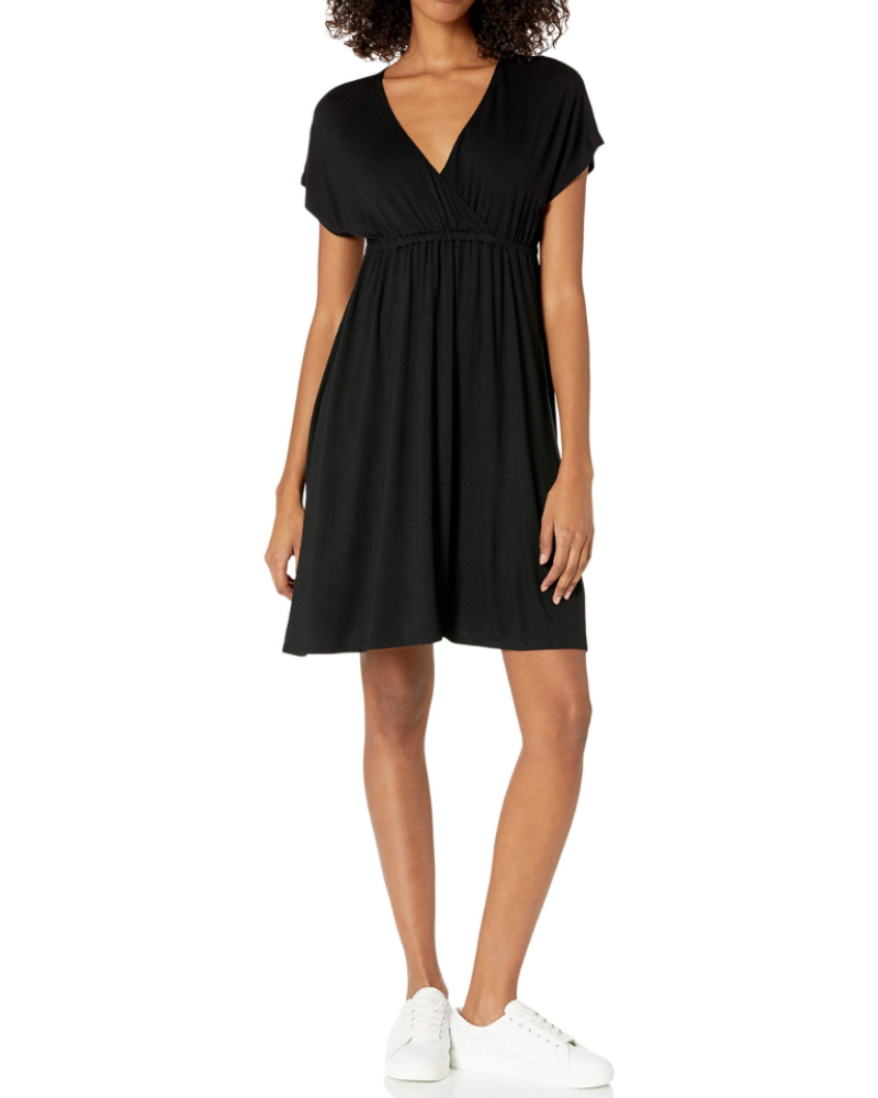 Merritt Long Dress Women’s – Maxi Flowing Viscose Dress Round Neck Comfortable Fit  