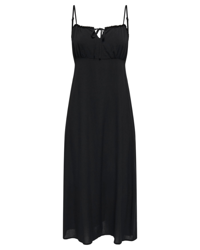 Prescott Long Dress Women’s – Maxi Sleeveless Dress U-Neck Adjustable Straps Elegant  