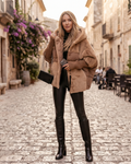Seraphine Veste Femme d'Hiver – Veste Chaude avec Design Multicolore Moderne et Confort Quotidien