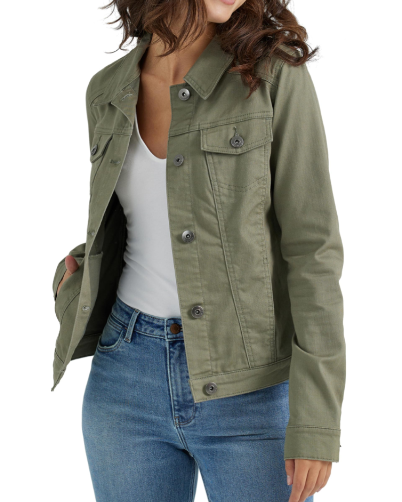 Chloe Veste en Jean Femme – Veste Denim en Coton Mélangé avec Boutons & Poches Pratiques