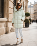 Savannah Cappotto invernale da donna – Piumino lungo caldo con cappuccio e stile elegante