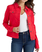 Chloe Veste en Jean Femme – Veste Denim en Coton Mélangé avec Boutons & Poches Pratiques