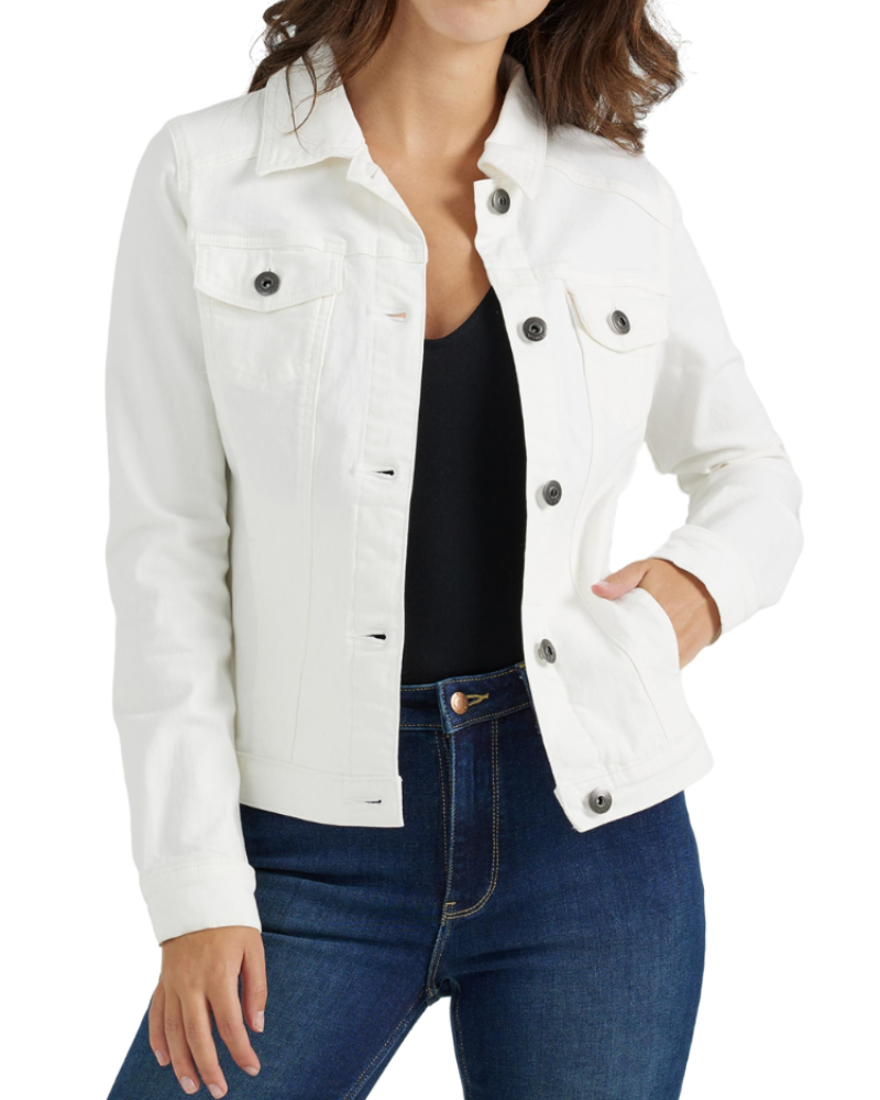 Chloe Veste en Jean Femme – Veste Denim en Coton Mélangé avec Boutons & Poches Pratiques