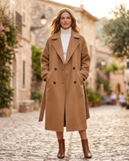 Gabrielle Cappotto Lungo Donna in Lana – Cappotto Elegante con Taglio Classico e Calore Invernale