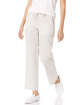 Hollis Pantalon Large Femme – Pantalon en Coton et Lin Taille Élastique avec Cordon et Poches