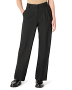 Pantalón Sterling Mujer – Pantalón de Traje de Tiro Alto Pierna Ancha Elegante Stretch