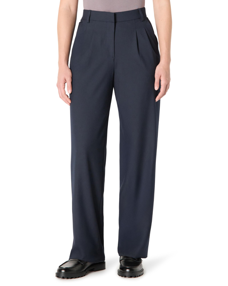 Sterling Pants Women’s – High-Waisted Tailored Wide Leg Elegant Stretch  