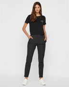 Rylan Chino Pants Women’s – Regular Fit Plaid Stretch with Belt Loops  