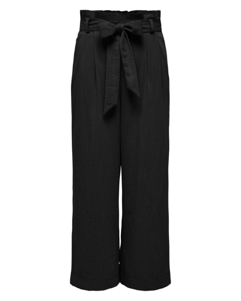Sloane Pantalon Femme – Pantalon Paperbag Évasé Taille Haute Ceinture Amovible