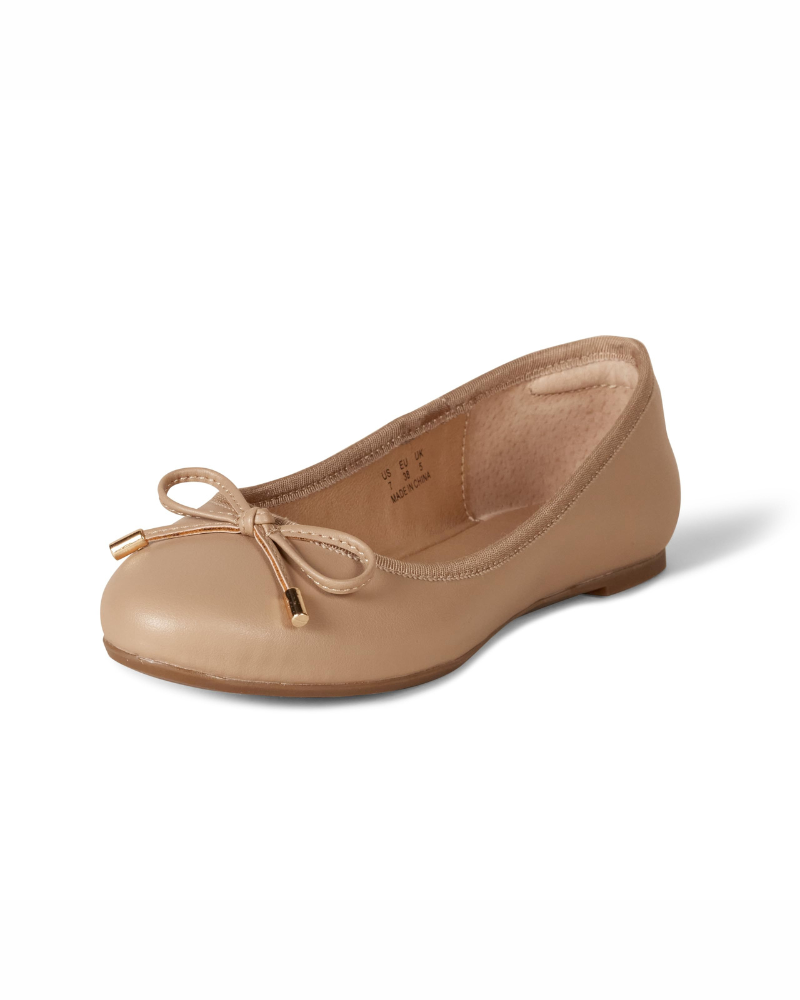 Peyton Women's Ballet Flats – Round Toe Flat Shoes with Elegant Bow and Non-Slip Sole
