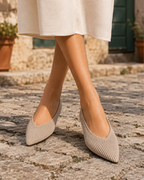 Ysoria Women's Pointed Ballet Flats – Breathable Mesh Ballet Flats with Flexible Sole and Everyday Comfort