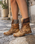 Brooke Bottines Femme – Bottines à Lacets en Cuir Élégantes & Confortables au Style Moderne