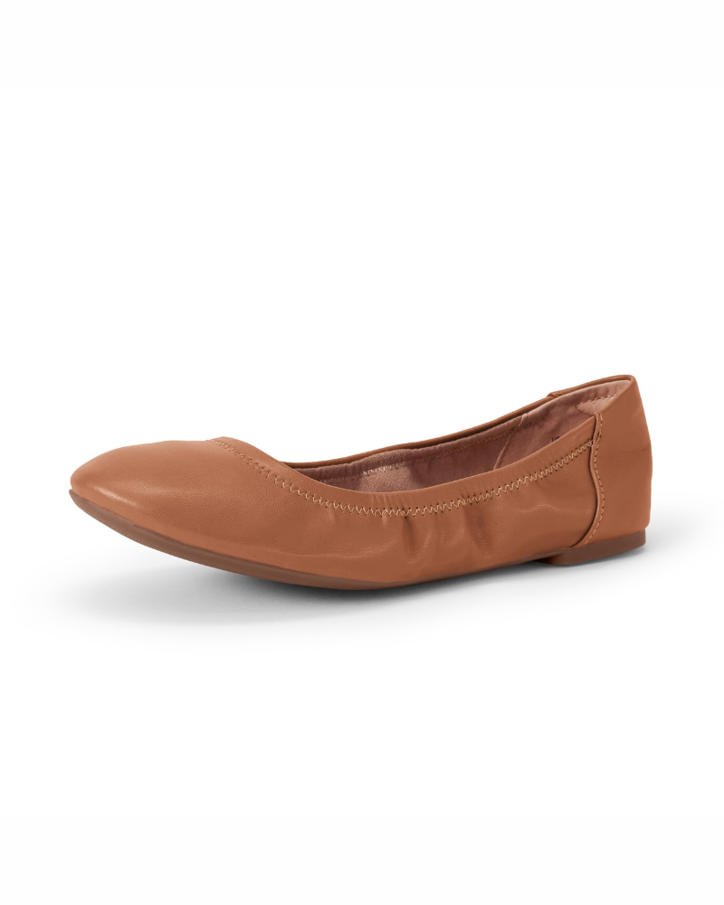 Ainsworth Women's Ballet Flats – Round Toe Flat Shoes with Memory Foam Non-Slip Sole