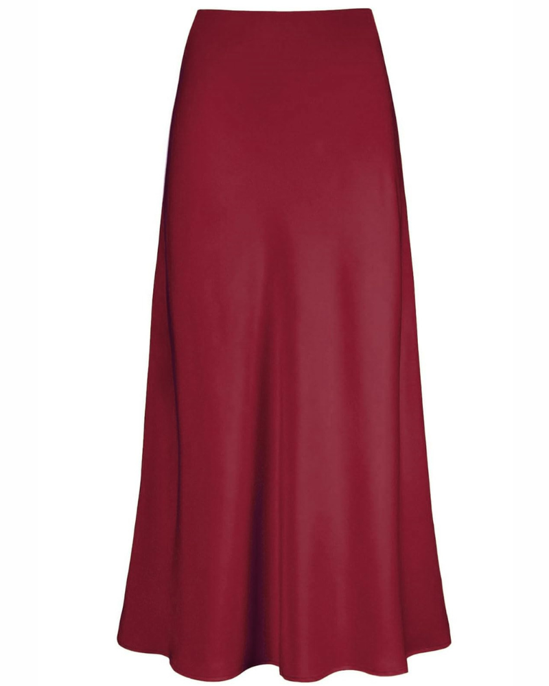 Gonna Yvette da donna – Gonna tinta unita in tessuto elasticizzato, taglio elegante e versatile