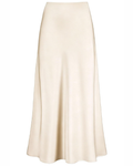 Yvette Women's Skirt – Solid Color Stretch Fabric Skirt with Elegant Versatile Cut