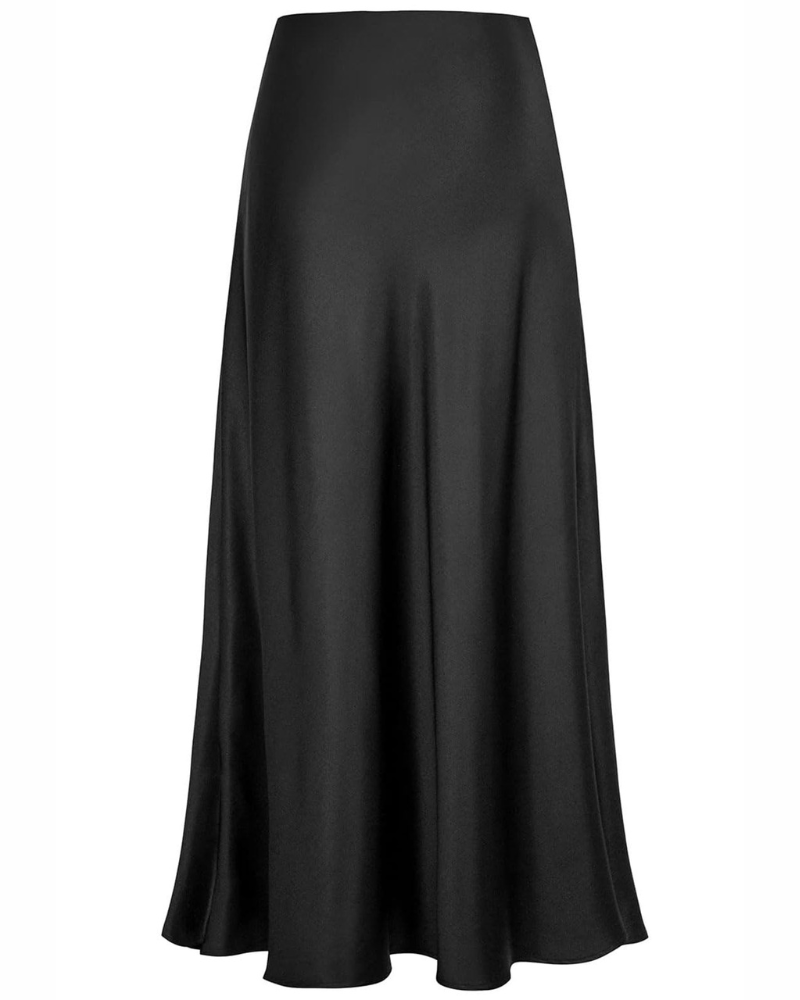 Gonna Yvette da donna – Gonna tinta unita in tessuto elasticizzato, taglio elegante e versatile