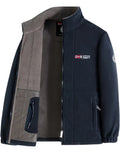Brandon Men's Fleece Jacket – Warm, Lightweight Outdoor Jacket with Protective High Collar