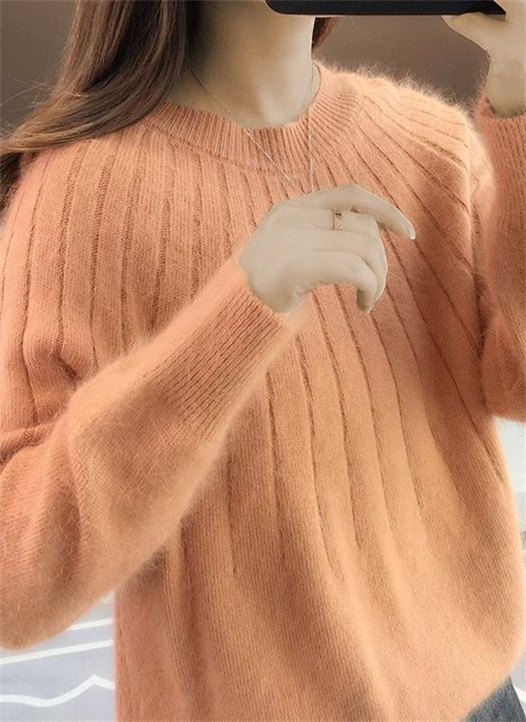 Megan Pull en Cachemire Femme – Pull Doux et Luxueux en 100 % Cachemire pour l'Automne et l'Hiver