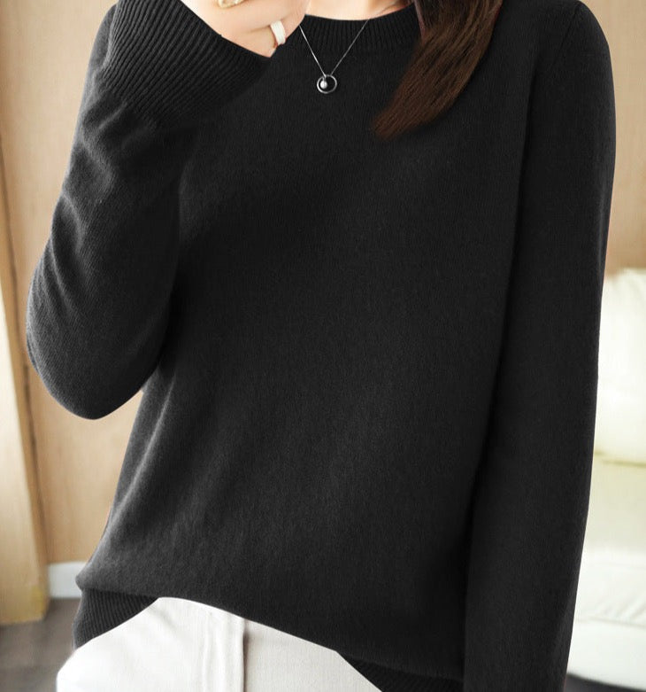 Viviane Women's Knitted Jumper – Soft Knit with an Elegant Cut & Timeless Style