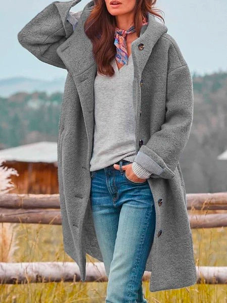 Claire Women's Wool Coat – Elegant, Warm, and Versatile for Winter