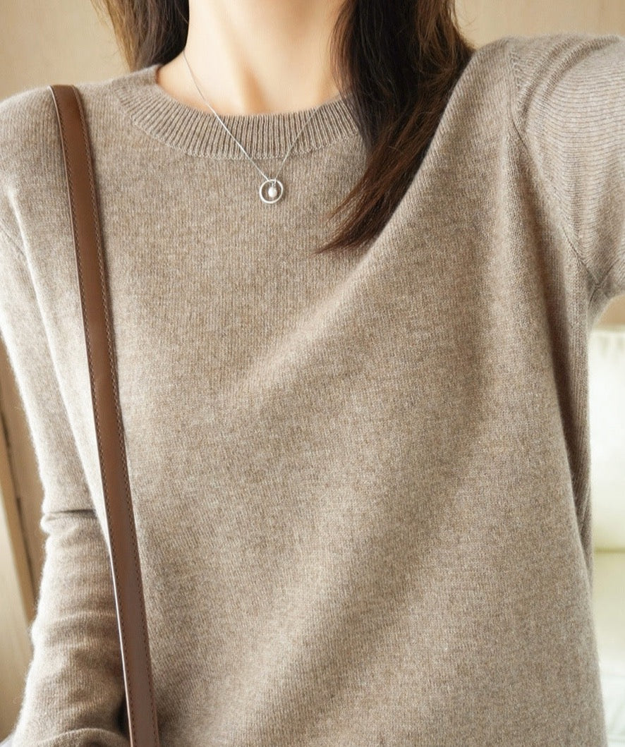 Viviane Women's Knitted Jumper – Soft Knit with an Elegant Cut & Timeless Style