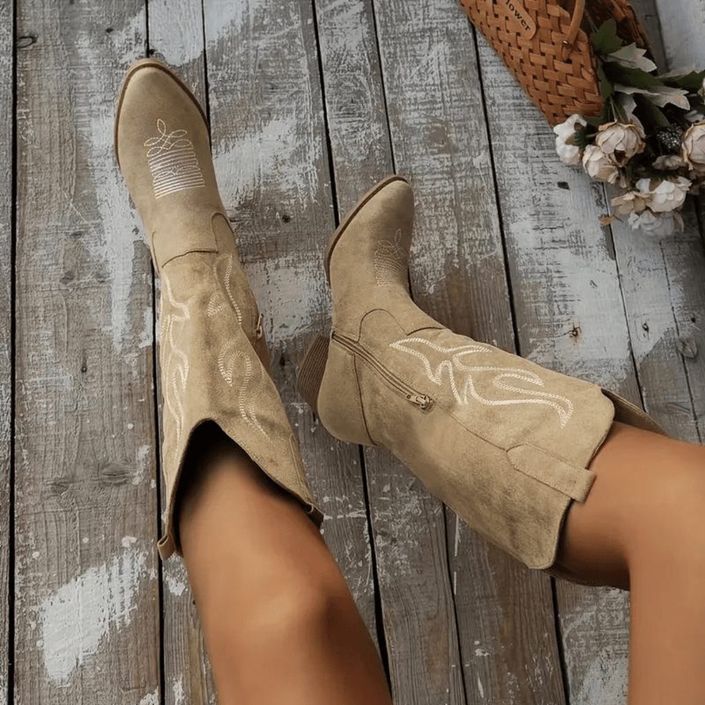 Cassidy Bottes Cowboy Femme – Bottes Western Élégantes au Style Authentique & Confort Durable