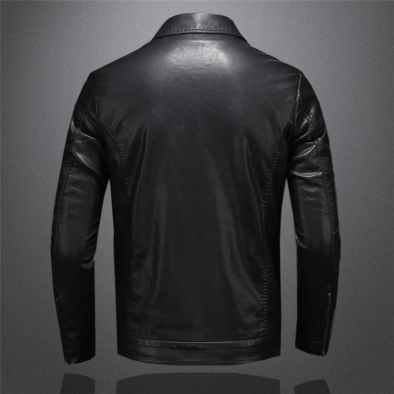 Nathaniel Veste Homme en Cuir – Blouson Élégant en Cuir Premium avec Coupe Intemporelle