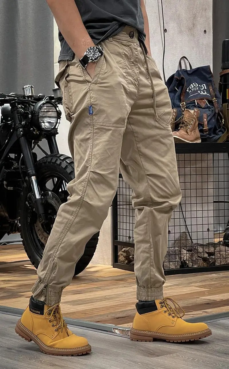 Thomas Pantalones Cargo para Hombre – Pantalones Elásticos con Spandex, Corte Moderno y Bolsillos Prácticos