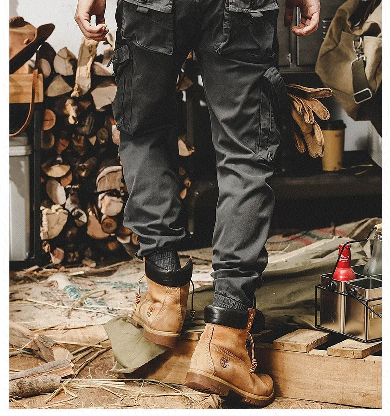 Thomas Pantalones Cargo para Hombre – Pantalones Elásticos con Spandex, Corte Moderno y Bolsillos Prácticos