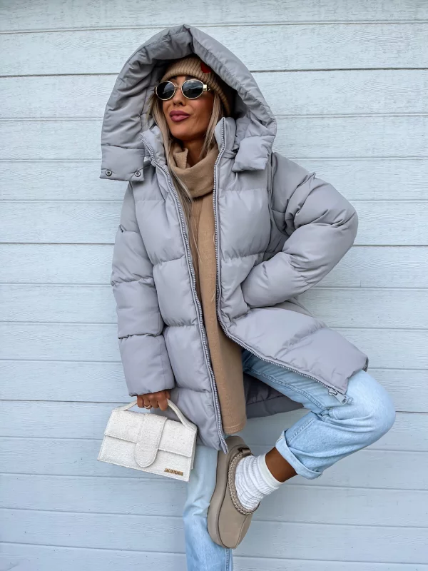 Savannah Manteau Femme d’Hiver – Doudoune Longue Chaude avec Capuche & Style Élégant