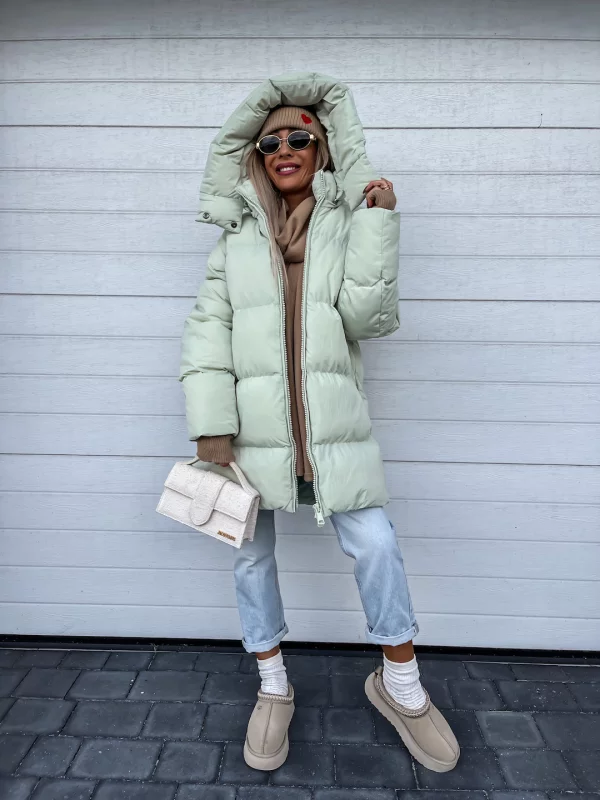 Savannah Cappotto invernale da donna – Piumino lungo caldo con cappuccio e stile elegante