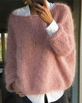 Elora Pull Femme en Maille – Pull Tricoté Doux à Manches Longues avec Coupe Confortable et Style Intemporel
