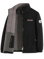 Brandon Veste Polaire Homme – Veste Outdoor Chaude et Légère avec Col Haut Protecteur