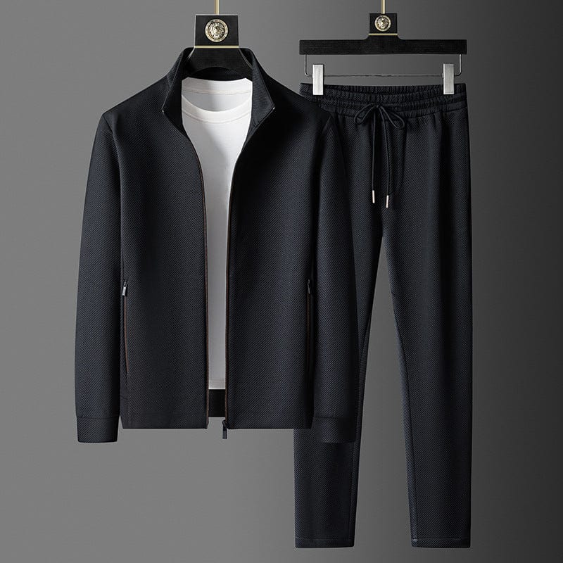 Cassian Survêtement Homme Premium – Ensemble Zippé Moderne avec Pantalon Ajusté et Tissu Respirant
