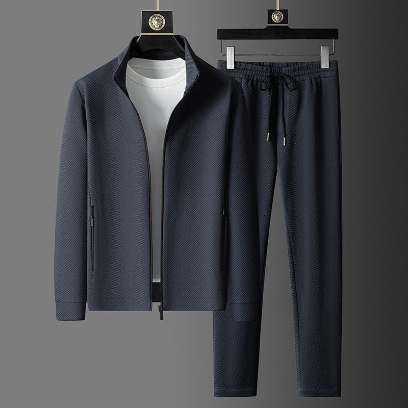 Cassian Survêtement Homme Premium – Ensemble Zippé Moderne avec Pantalon Ajusté et Tissu Respirant