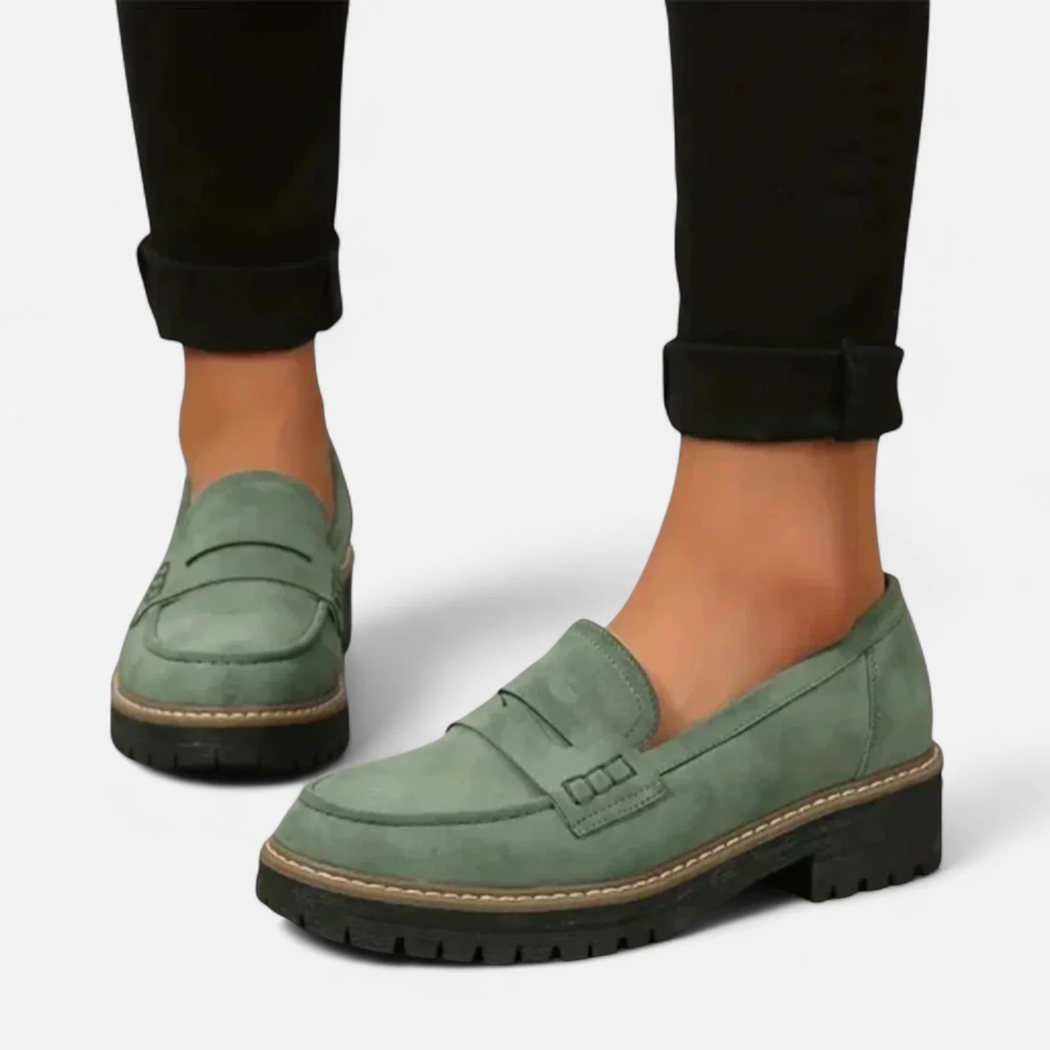 Aveline Mocassins Femme – Mocassins Confort avec Soutien Plantaire et Semelle Antidérapante