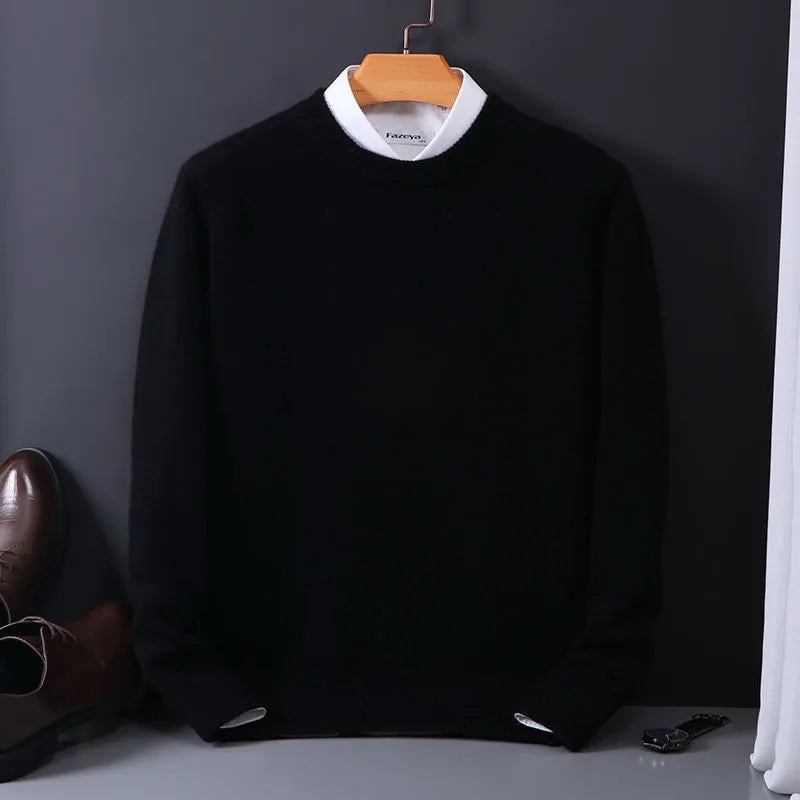 Tyler Pull Homme – En Cachemire Premium, Élégant & Doux pour l'Automne et l'Hiver